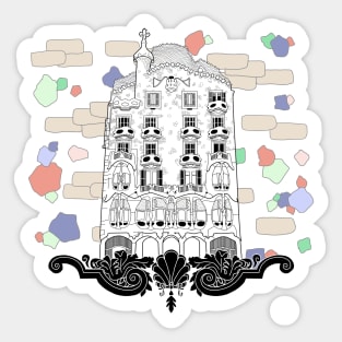 Casa Batllo Sticker